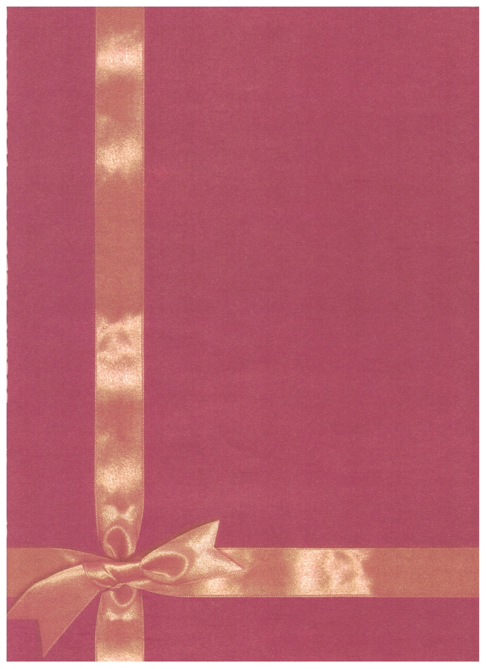 Scrapbook-Papier Einseitiges Papier, 30,5 x 30,5 cm, Satinband-Schleife