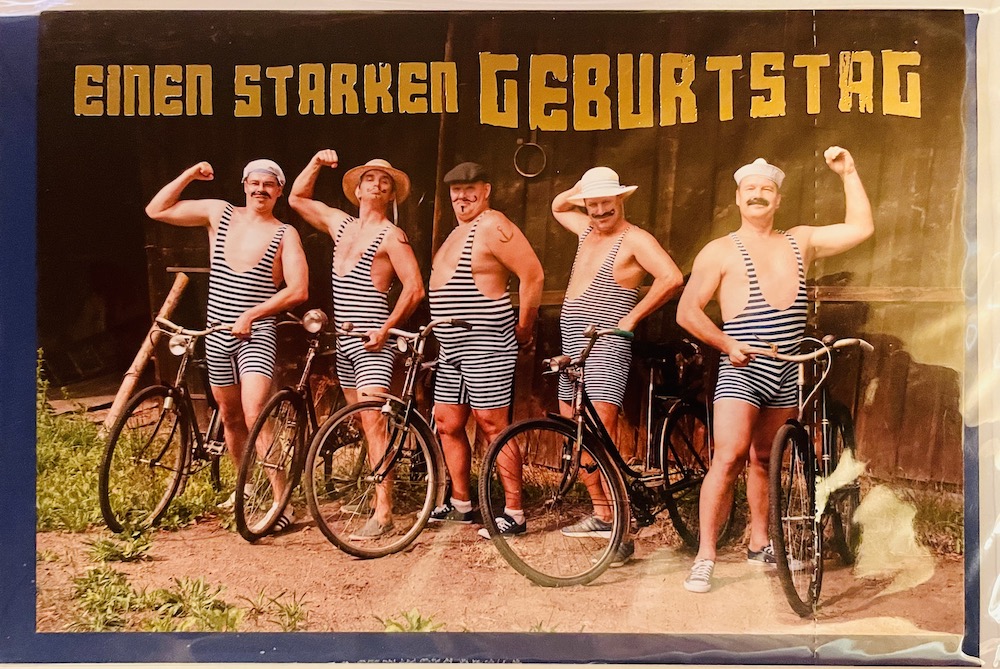 Geburtstagskarte mit Umschlag  EINEN STARKEN GEBURTSTAG!