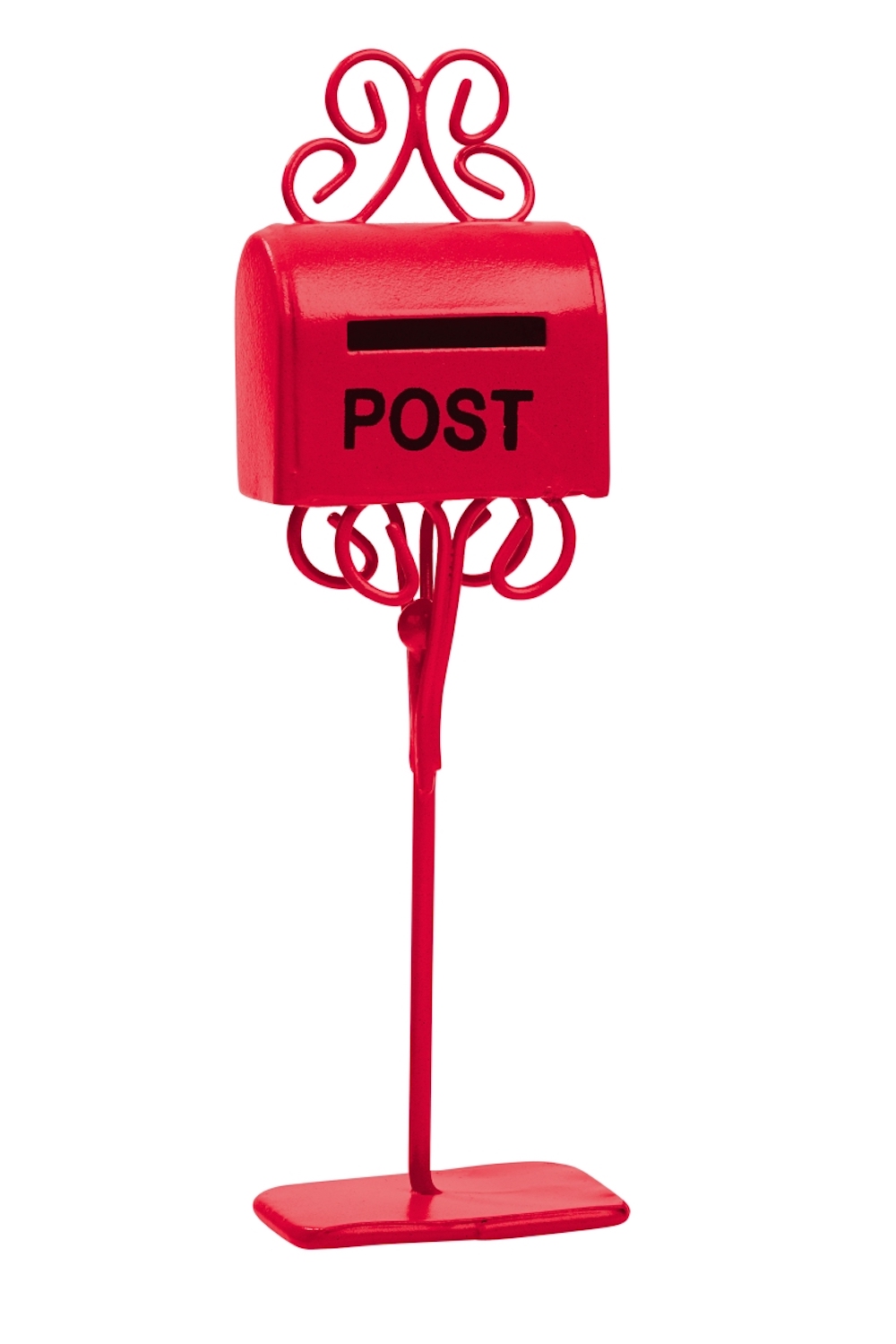 Mini Mail-Box/Briefkasten ca. 11 cm rot