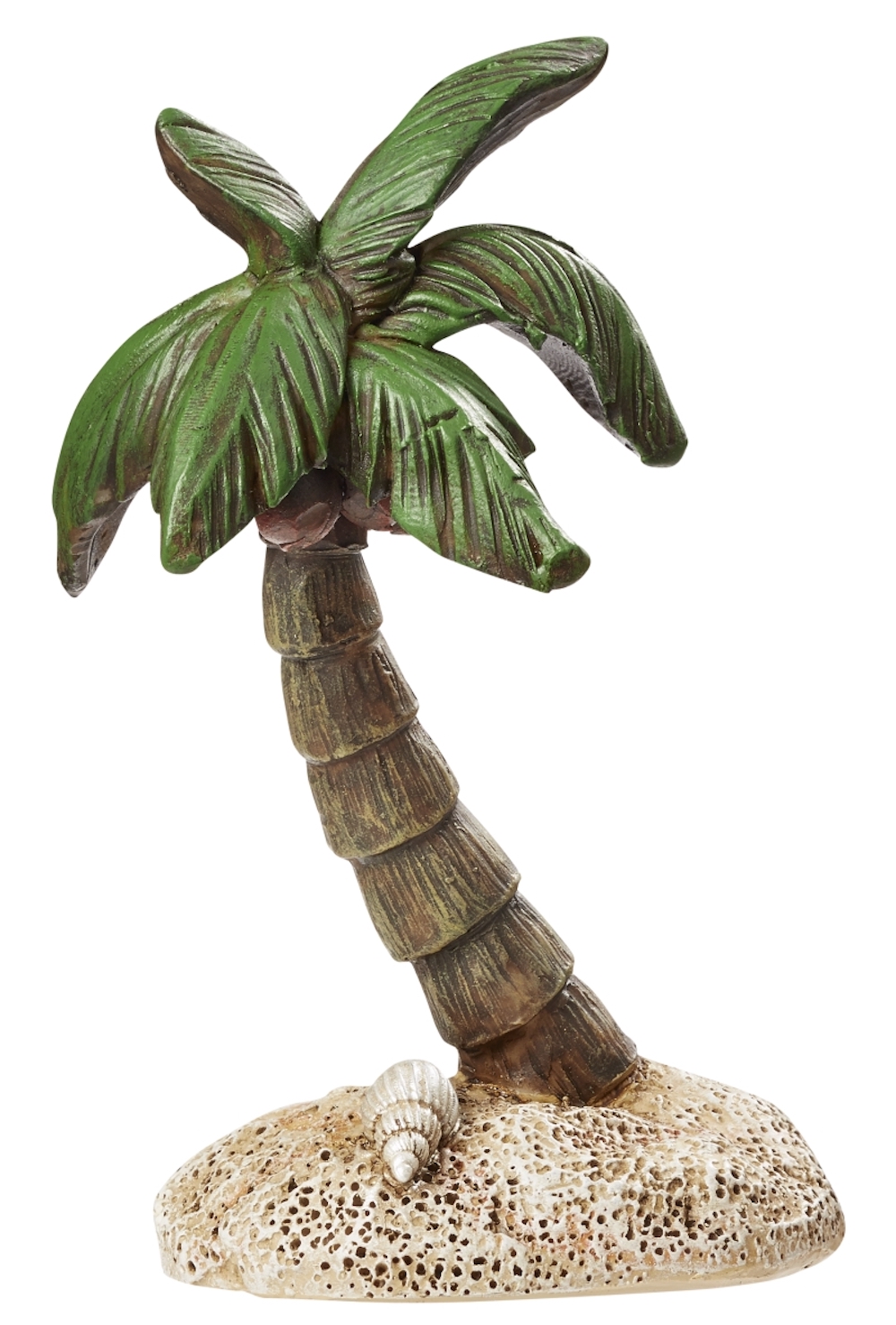 Kokos-Palme mit Muschel  10cm