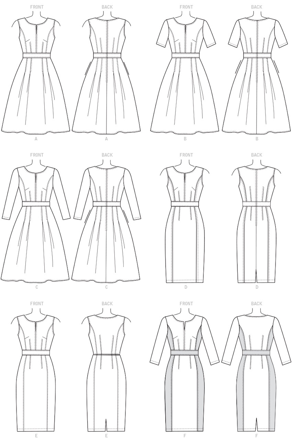 Vogue® Patterns Papierschnittmuster Damen - Kleid - V1737