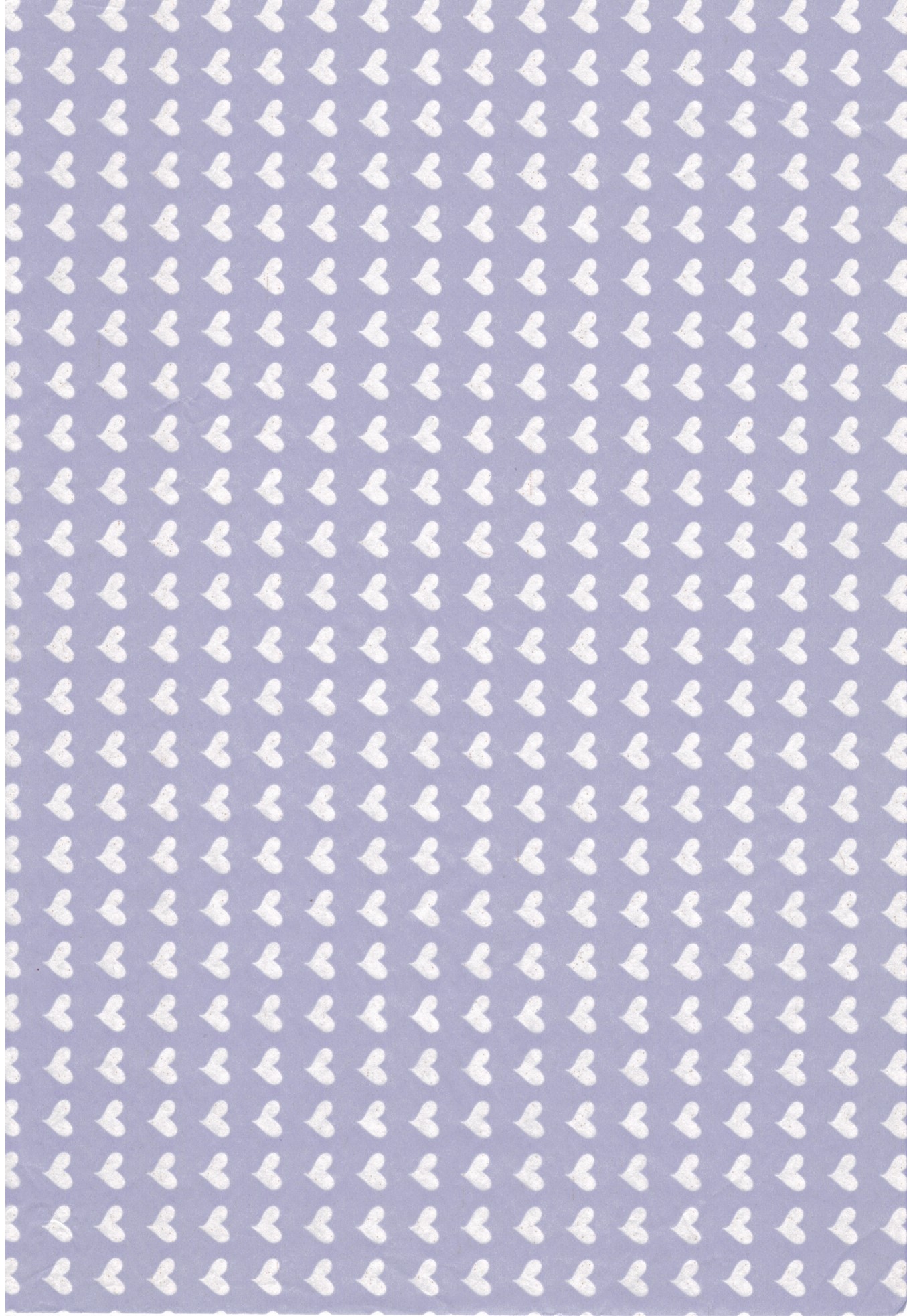 Découpage-Papier, 25x35 cm, 17 g, weiße Herzen auf lila Grund, 1 Blatt 