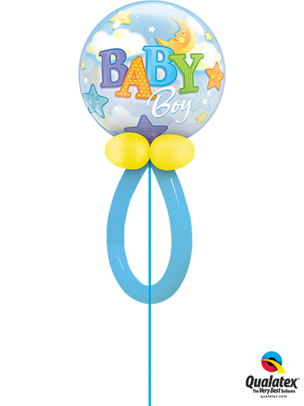 Folienballon Bubble - Baby Boy - 56cm