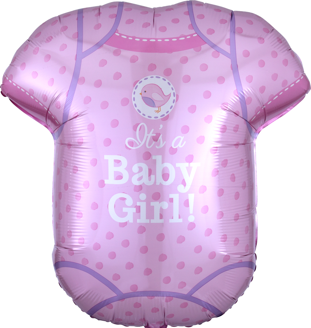 Folienballon XXL - It's a Girl! Babybody - 60cm