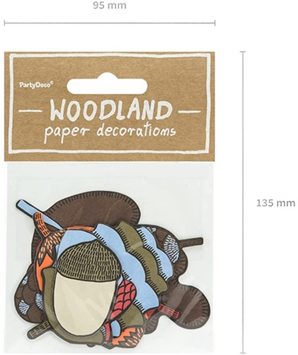 Papierdekoration Wald - Woodland