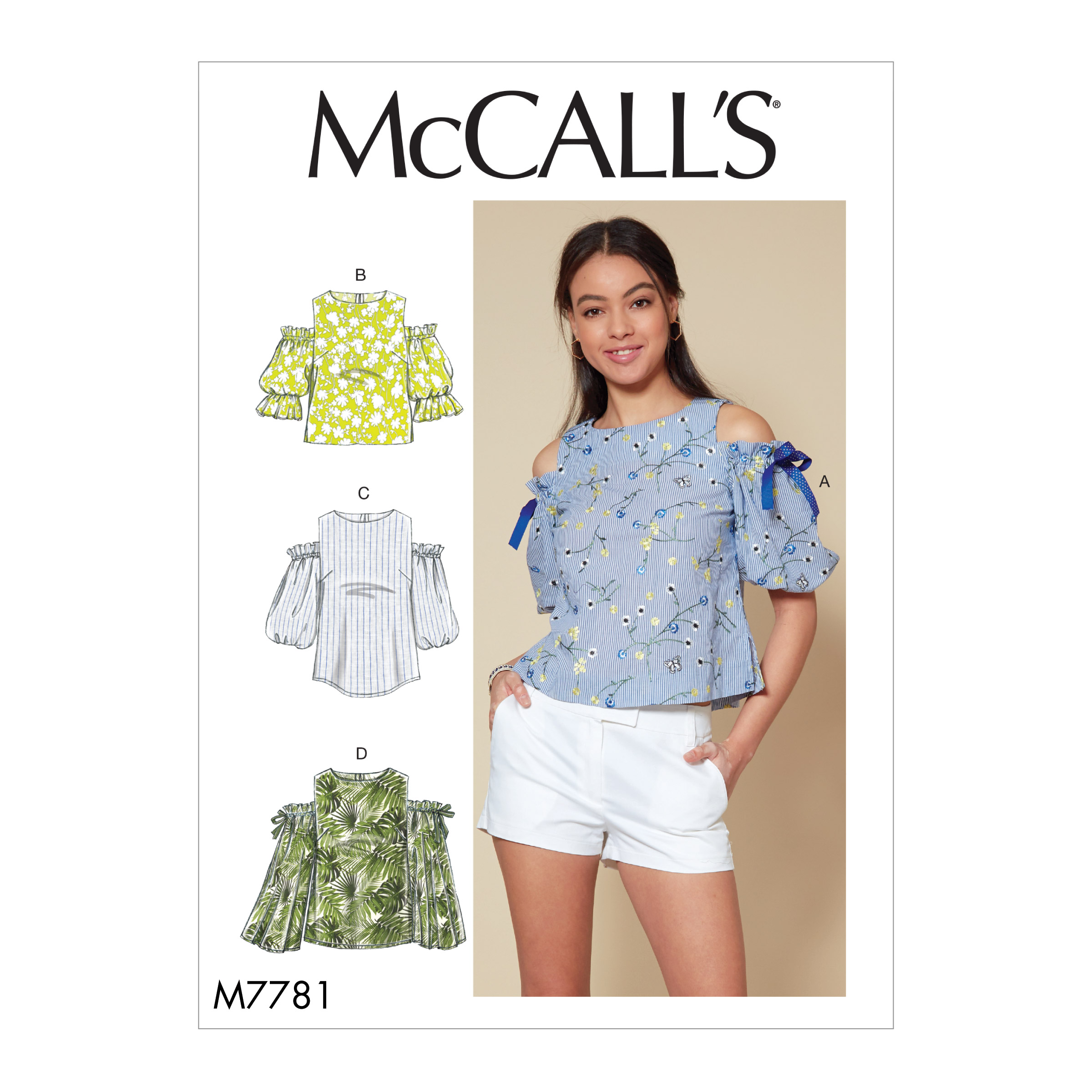 McCall's® Papierschnittmuster Bluse Damen M7781
