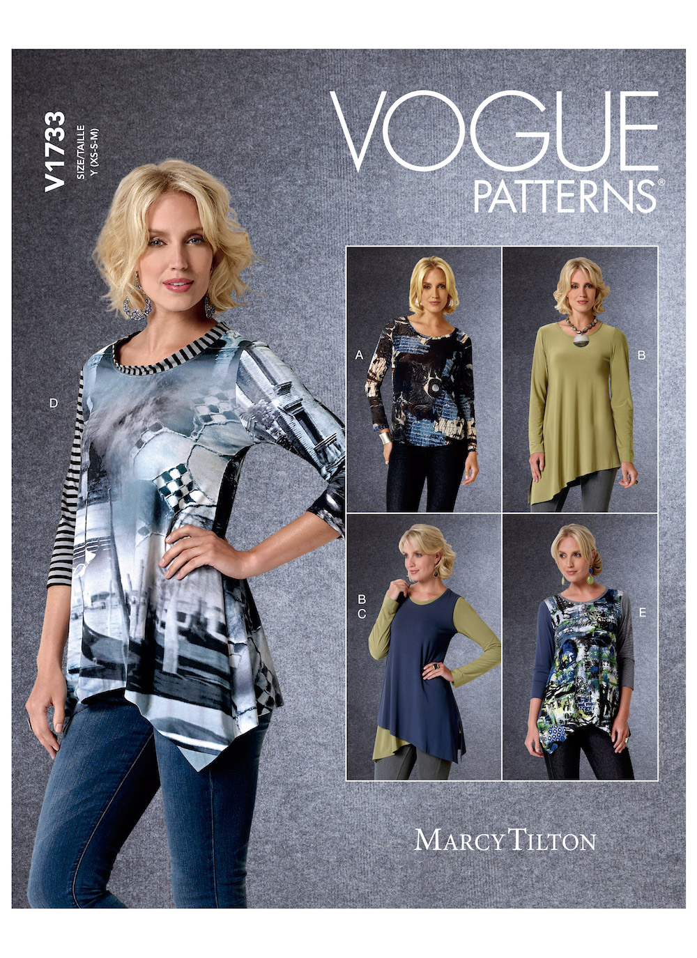 Vogue® Patterns Papierschnittmuster Damen - Pullover Oberteil  - V1733