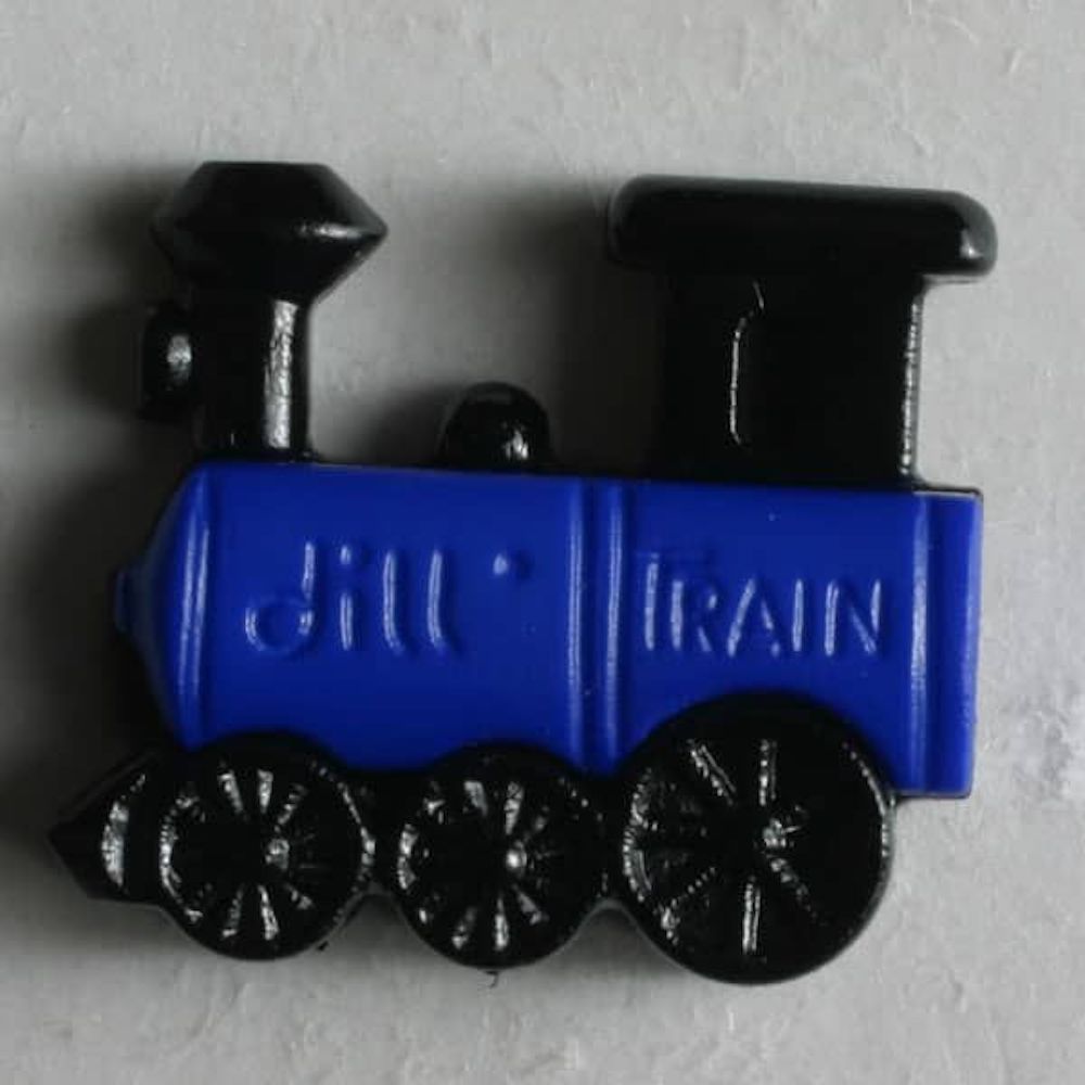 Kinderknopf Dampflokomotive mit Öse
