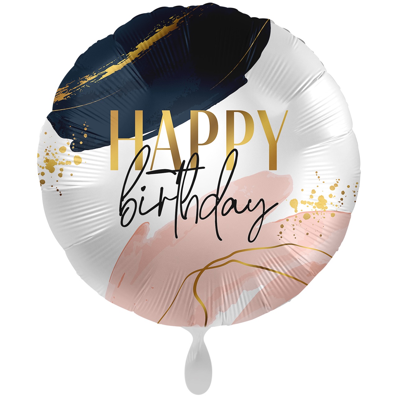Folienballon rund - Modern Birthday Vibes - 71cm XXL