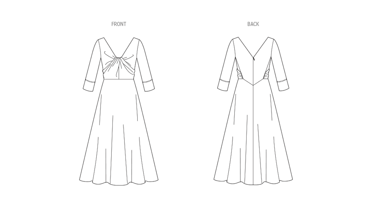 Vogue® Patterns Papierschnittmuster Kleid V1967