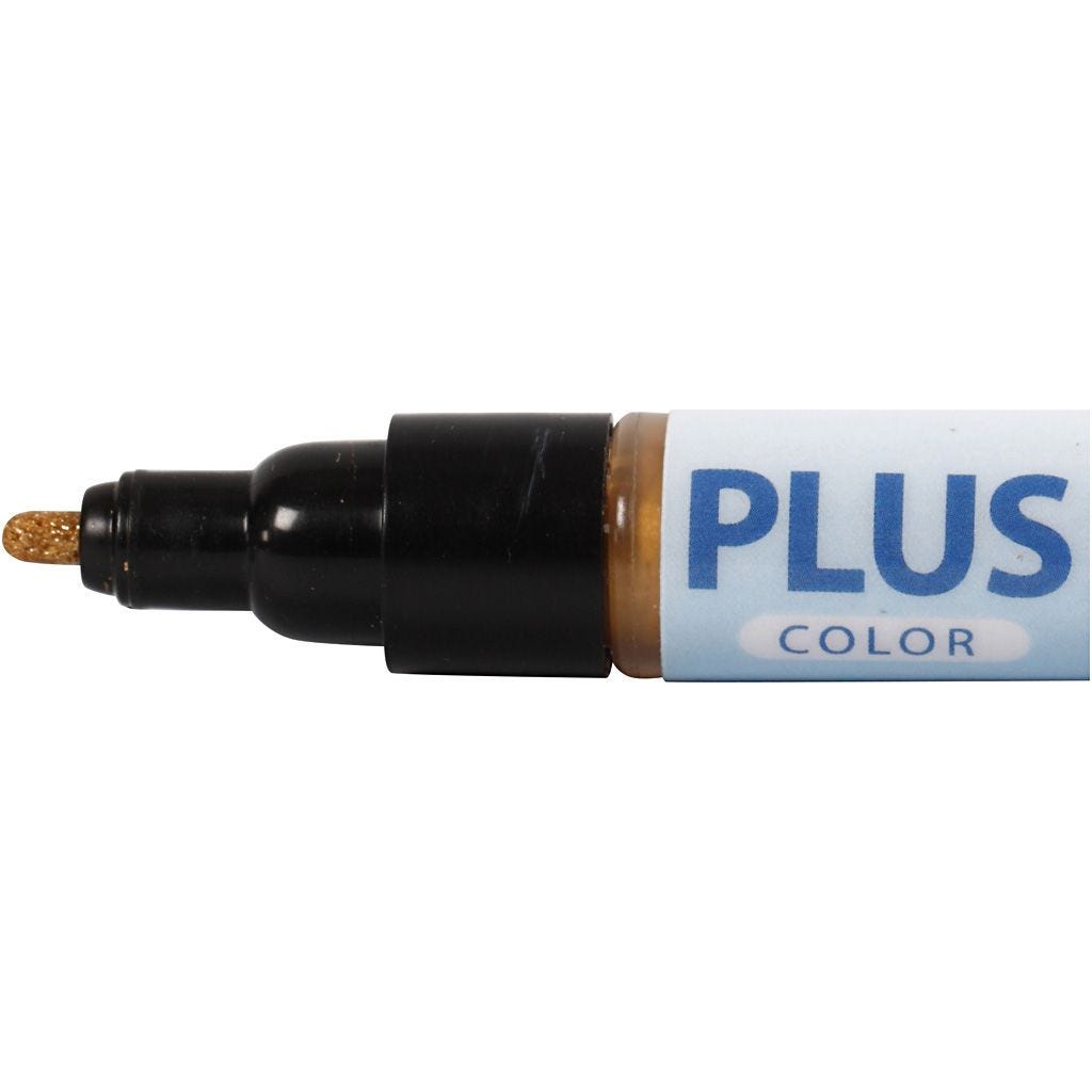 Plus Color Acrylmarker, L: 14,5 cm, Strichstärke 1-2 mm, 1 Stk, 5,5 ml 