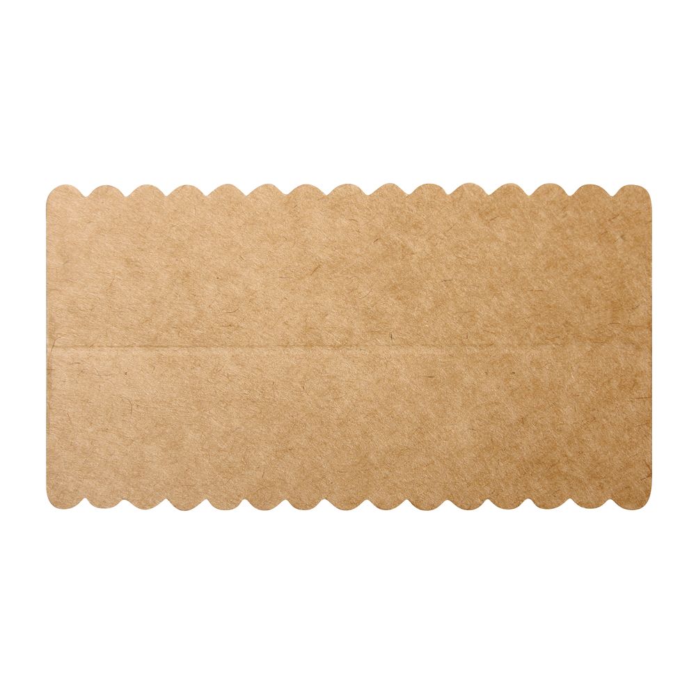 Lasche zum Verschließen v. Papiertütchen Kraftpapier, 10Stück, 13x7cm