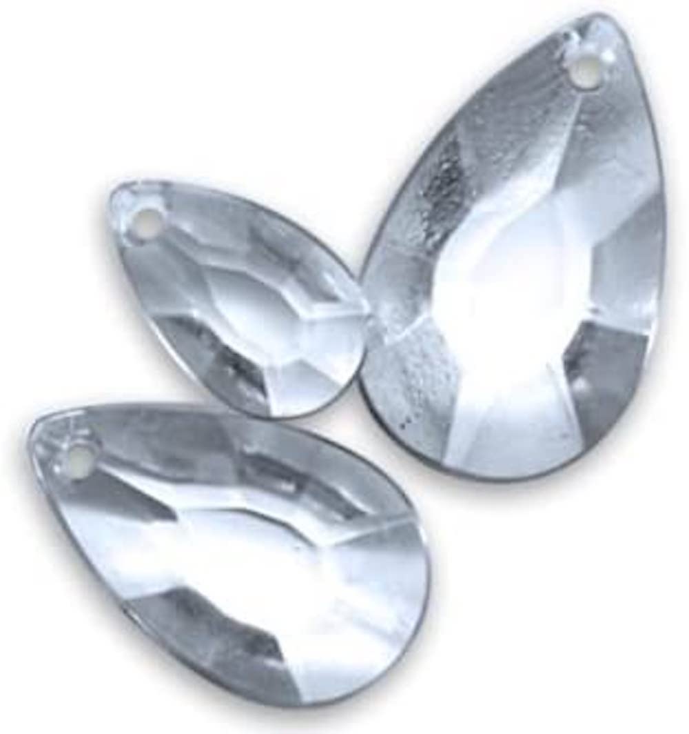 Acryl-Diamant-Tropfen-Set, 5 Farben, 3 Größen