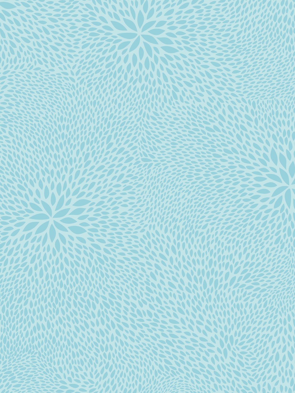 Décopatch-Papier 701 Muster Blütenblätter hellblau, 30 x 40 cm