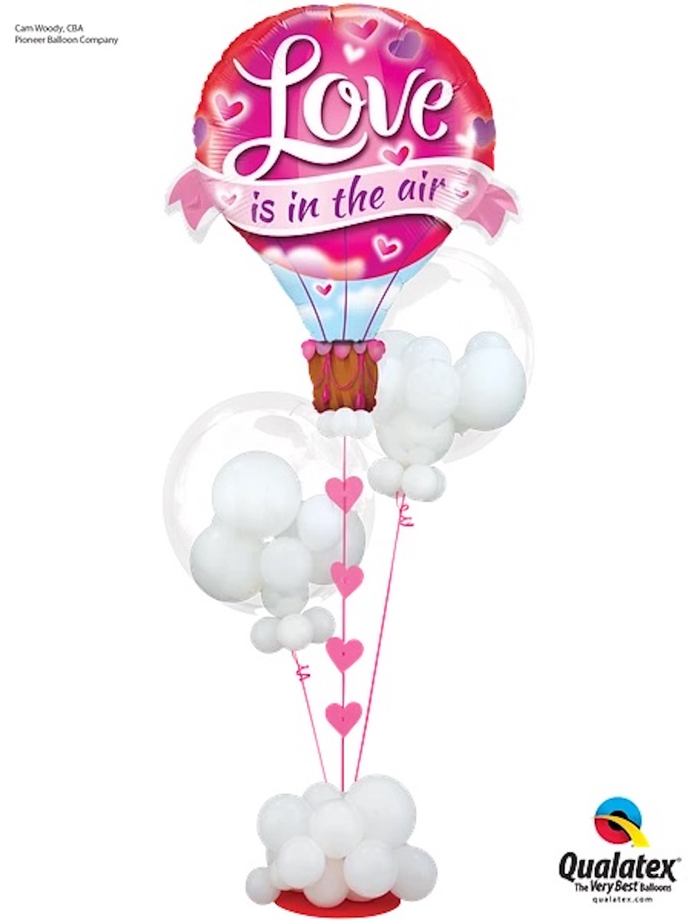 Folienballon Love is in the Air Ballon - 107cm, 1 Stück