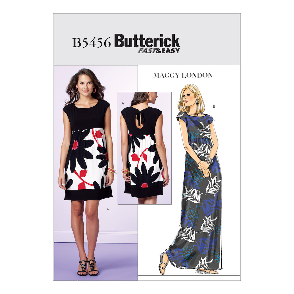 Butterick® Papierschnittmuster Easy Kleider Maggy London Damen B5456