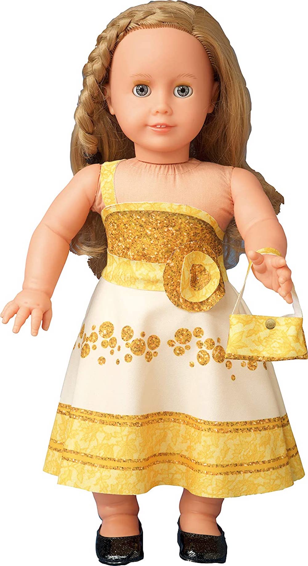 Dress your Doll  Nähe selbst ein Outfit für Deine Puppe!  45cm  Nataly gold