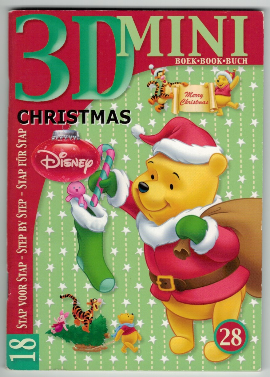 3D-Mini Buch Christmas