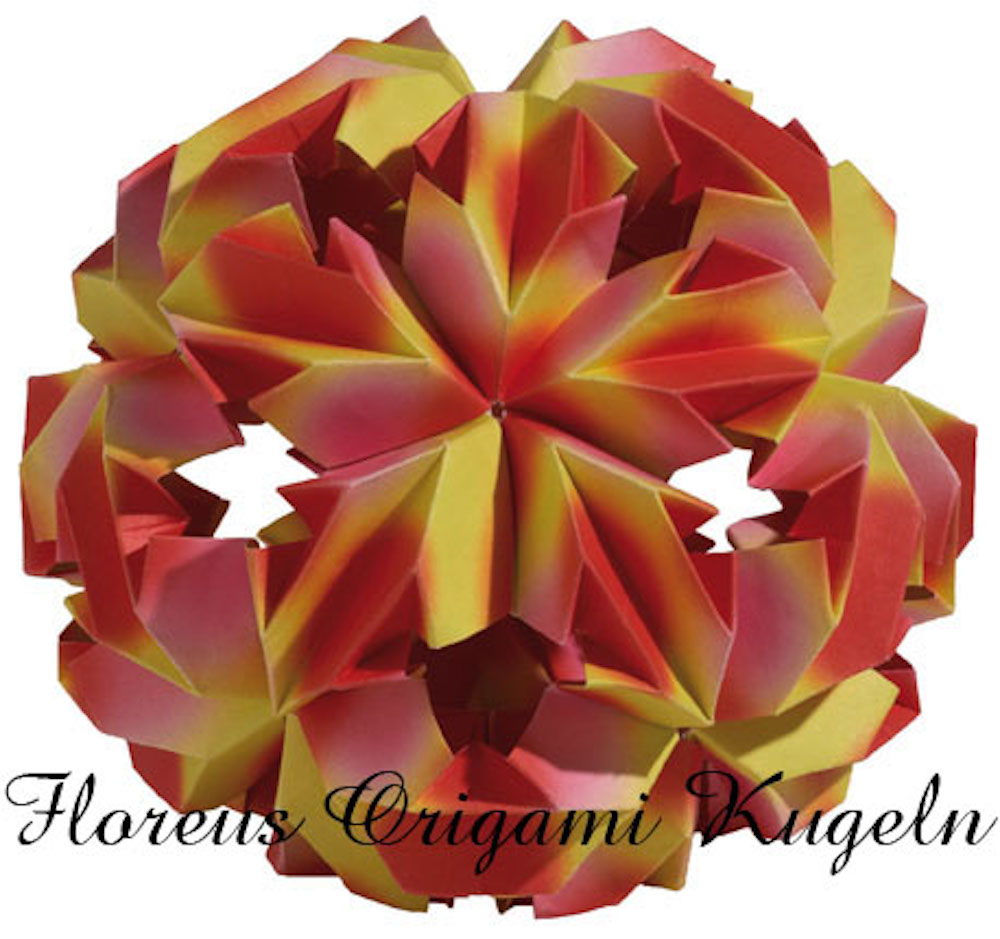 Floreus Papier - Blütenpunkte 10x10cm
