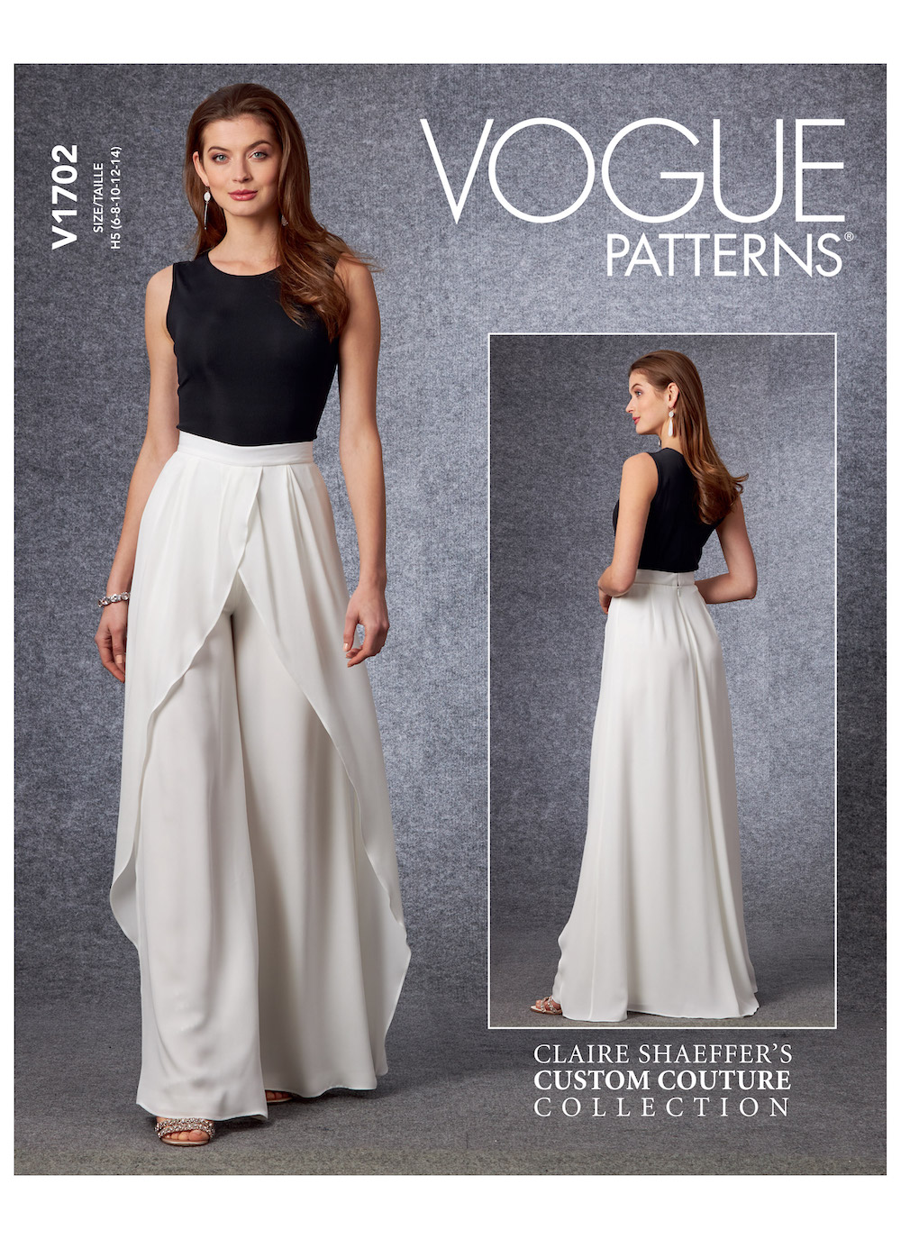 Vogue® Patterns Papierschnittmuster Damen Hose V1702
