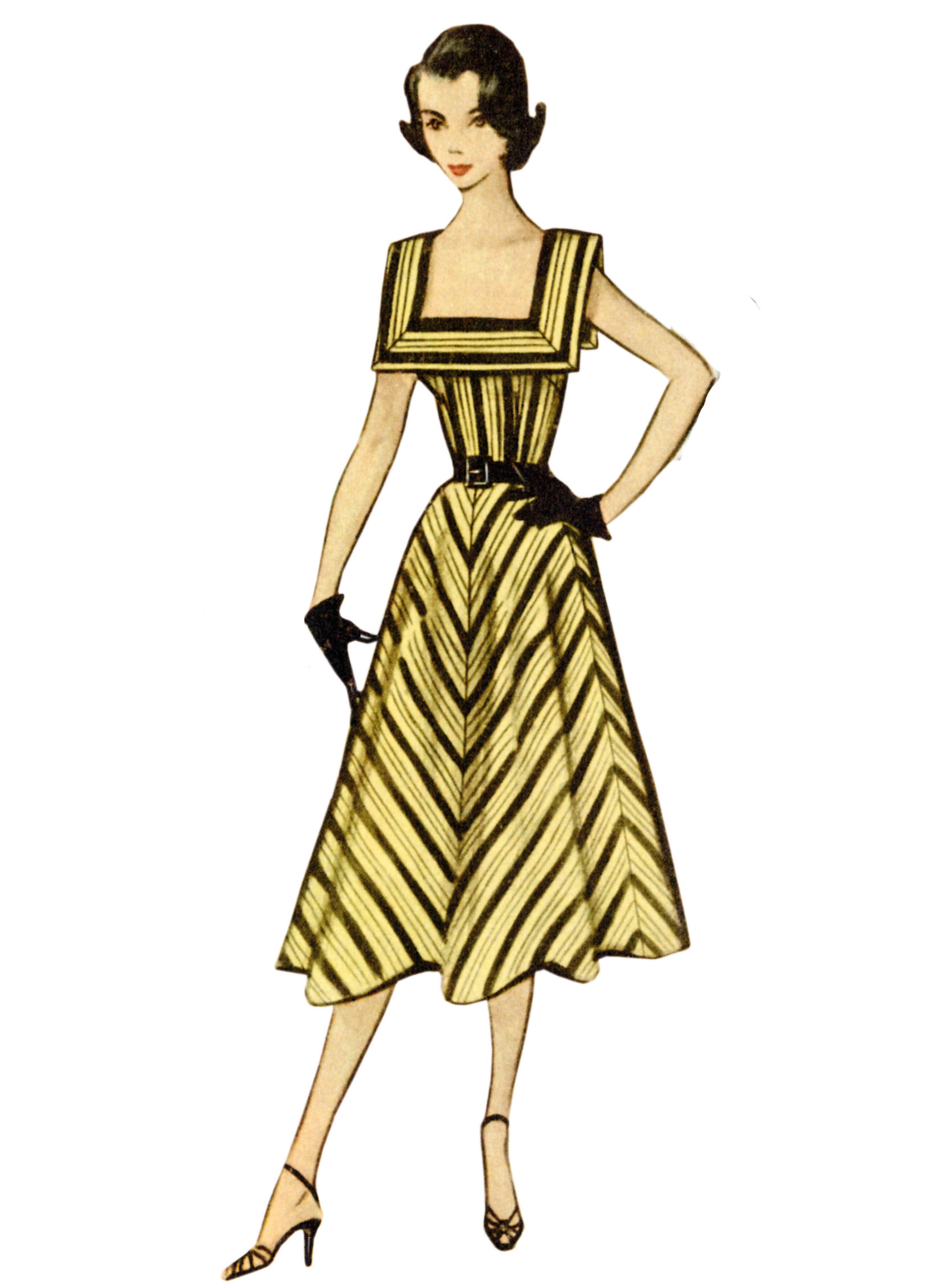 McCall's® Papierschnittmuster Vintage 50's Kleid Bluse M8357