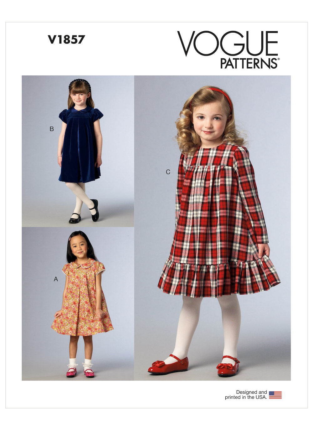Vogue® Patterns Papierschnittmuster Kinder - Kleid - V1857