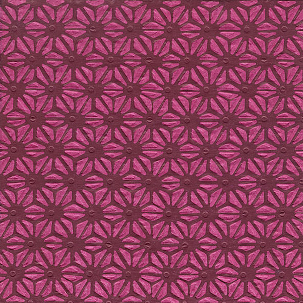 20 Servietten - Moments "Hamp leaf pattern red"- 33x33cm - 3-lagig 