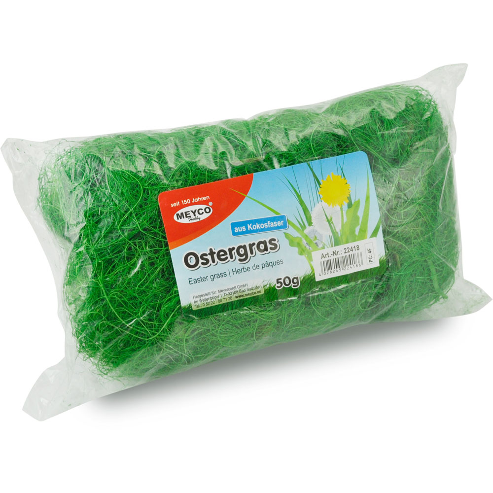 Ostergras Kokoswolle grün, 50g