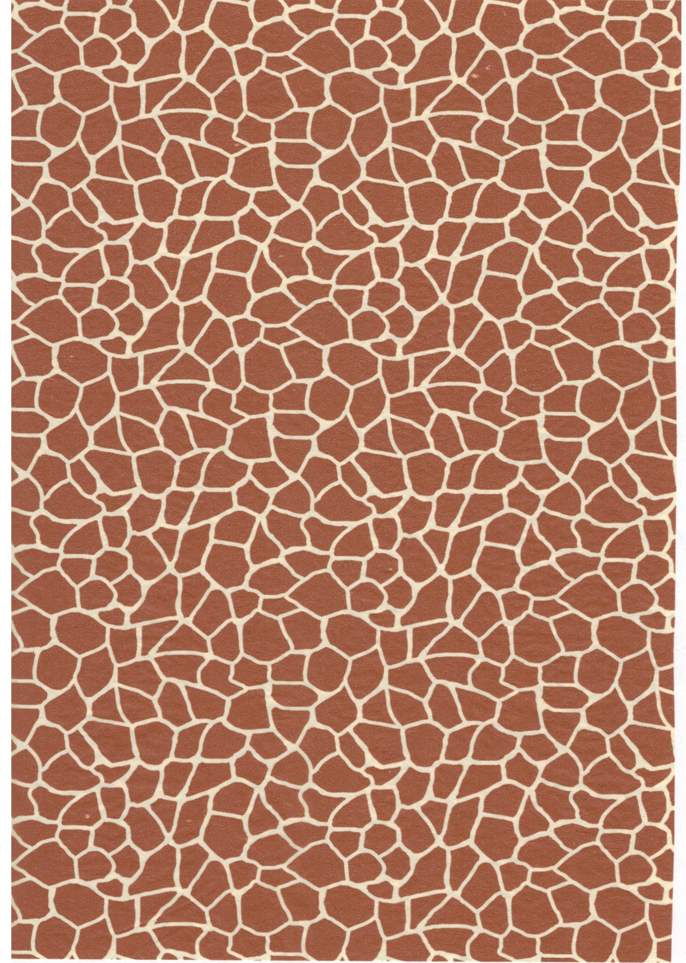 Découpage-Papier, 25x35 cm, 17 g, Giraffe braun, 1 Blatt 
