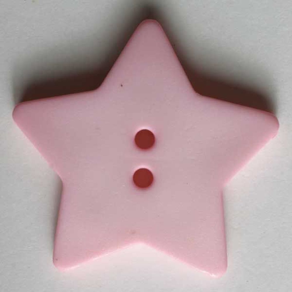 Knopf Quiltingknopf in Form eines hübschen Sternes, 2-Loch  1 Stck.