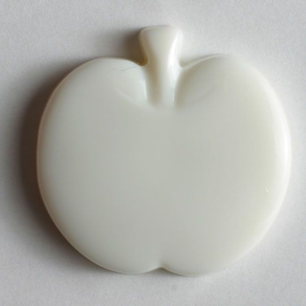 Kinderknopf in Form eines Apfels mit Öse