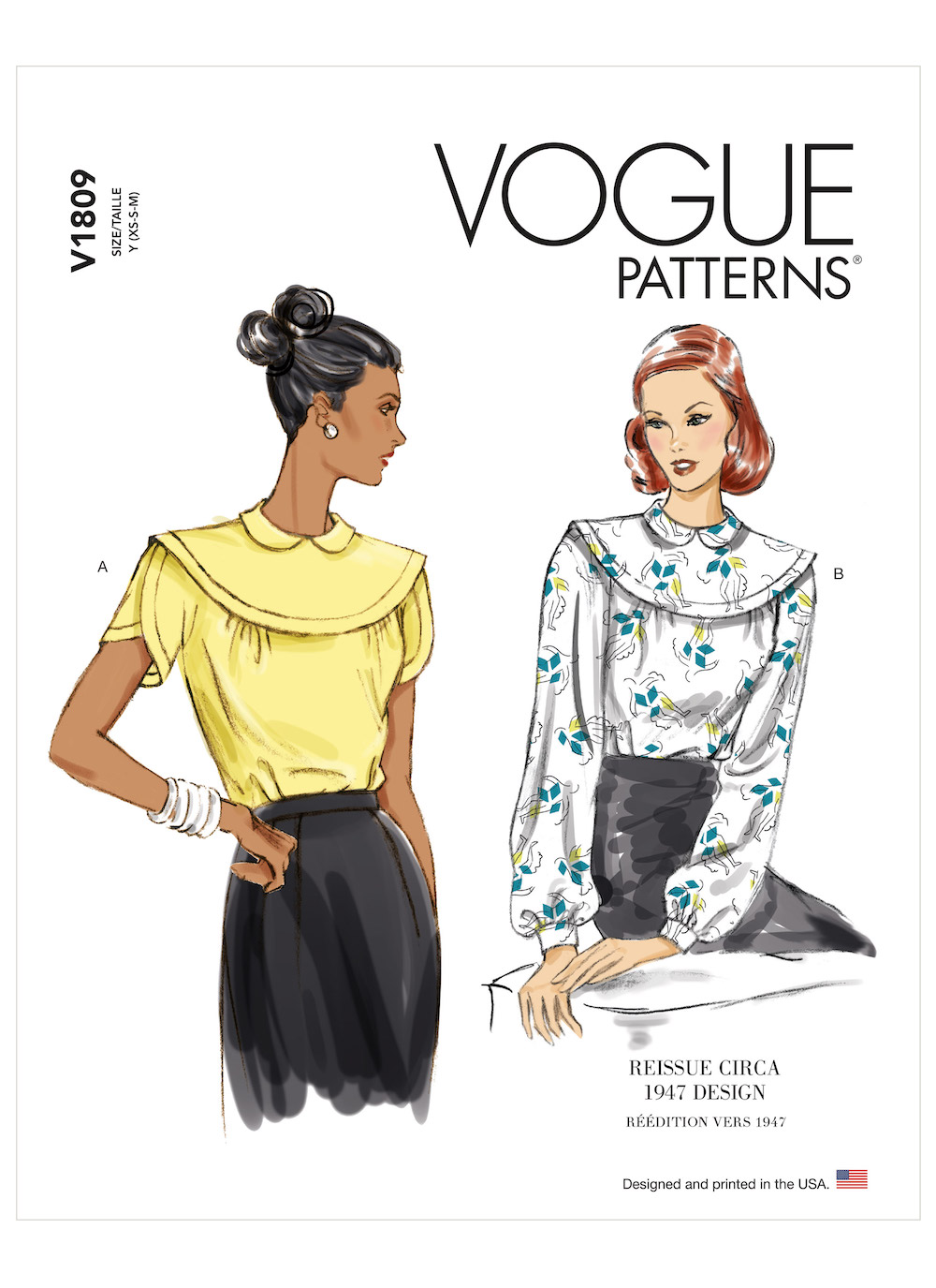 Vogue® Patterns Papierschnittmuster Damen - Oberteil - V1809
