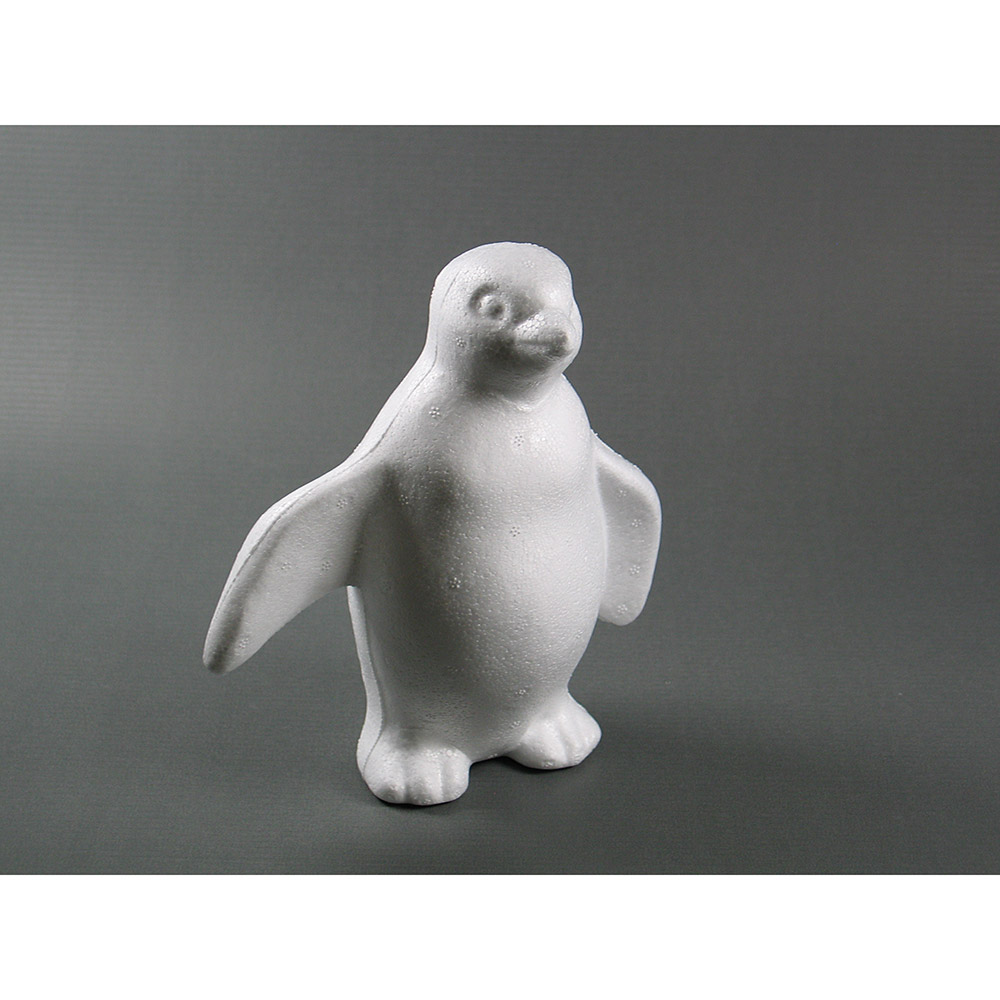 Styroporpinguin Pinguin, 18 cm