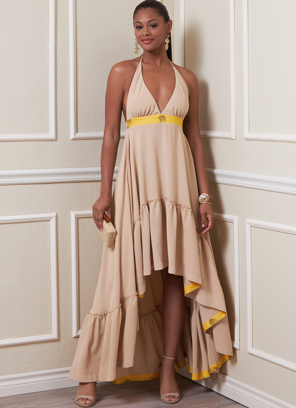 Vogue® Papierschnittmuster Damen - Neckholder Kleid - V1881