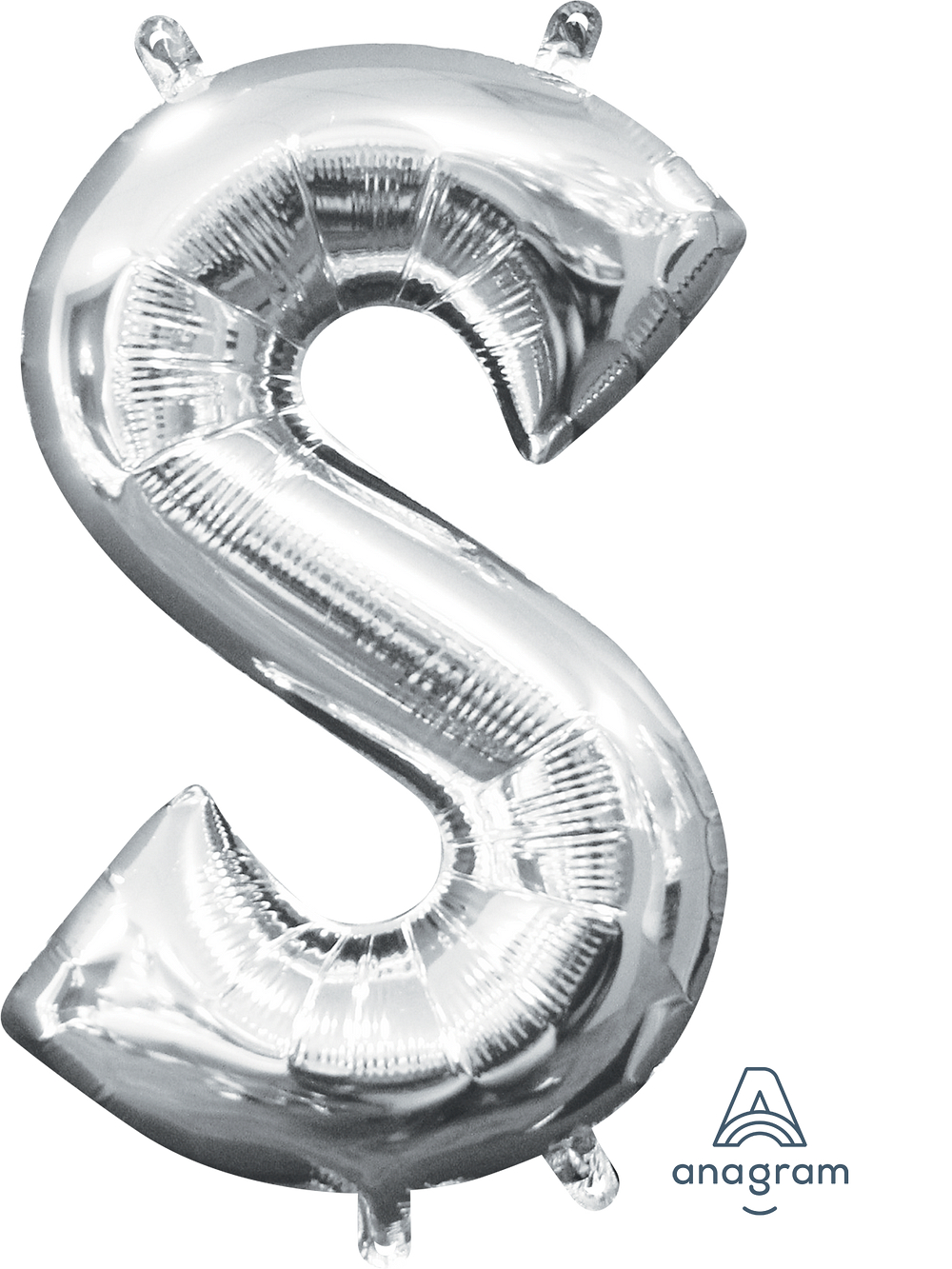 Folienballon - Buchstaben XS - Silber - 35cm