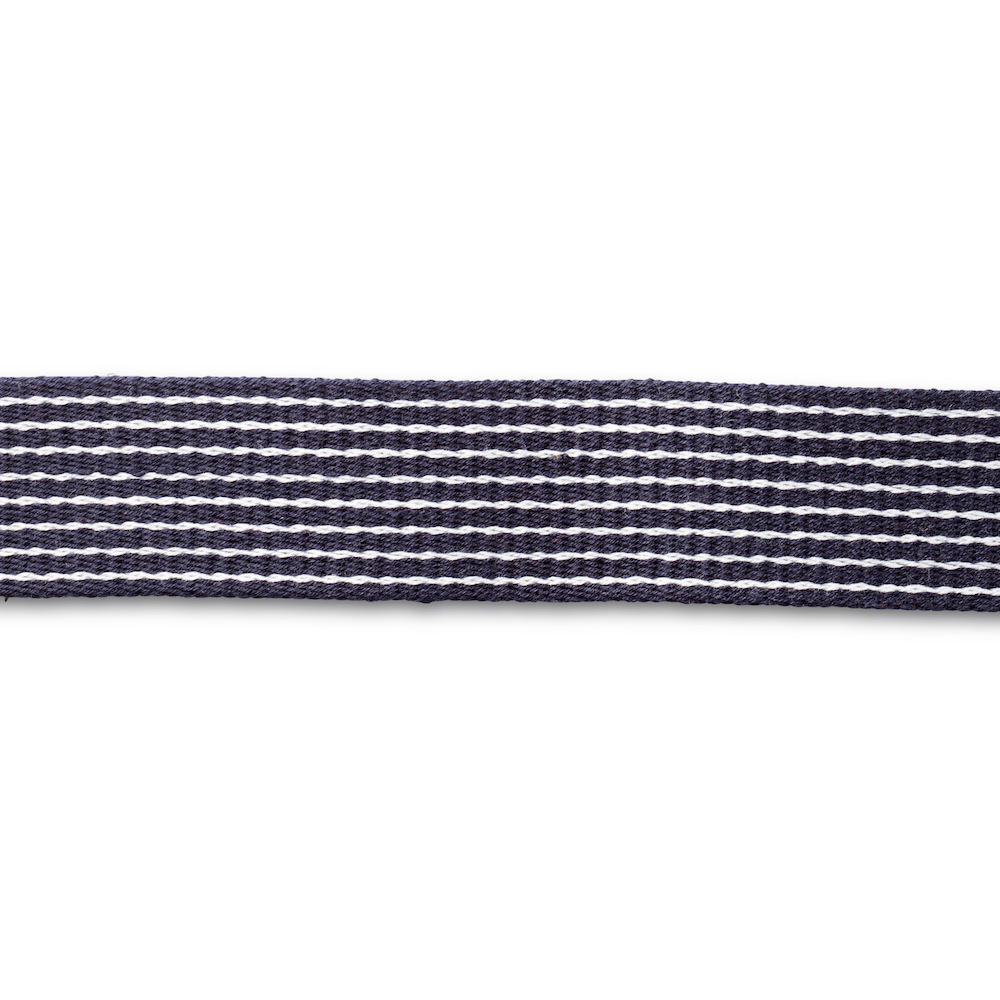 Prym Gurtband für Taschen blau-weiß gestreift 40mm 3m  1 Stck. 