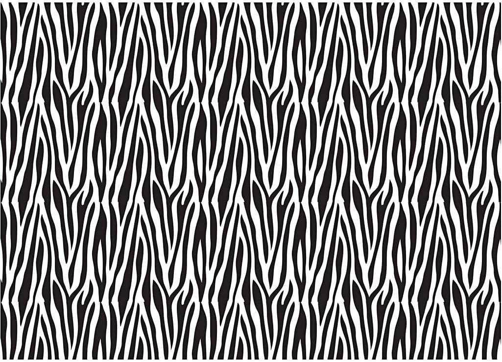 Découpage-Papier, 25x35 cm, 17 g, Zebra weiß/schwarz, 1 Blatt 