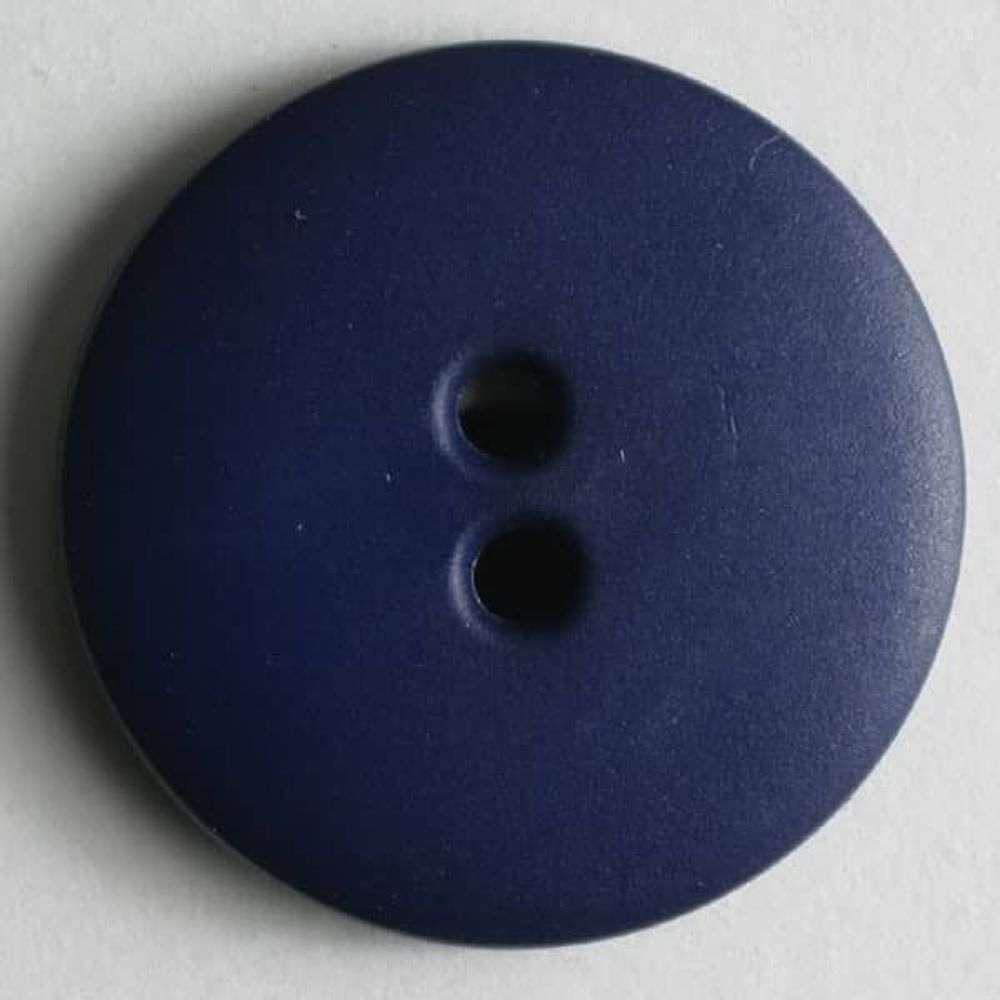 Knopf Knöpfe Modeknopf 2-Loch  rund schlicht matt  1 Stck.
