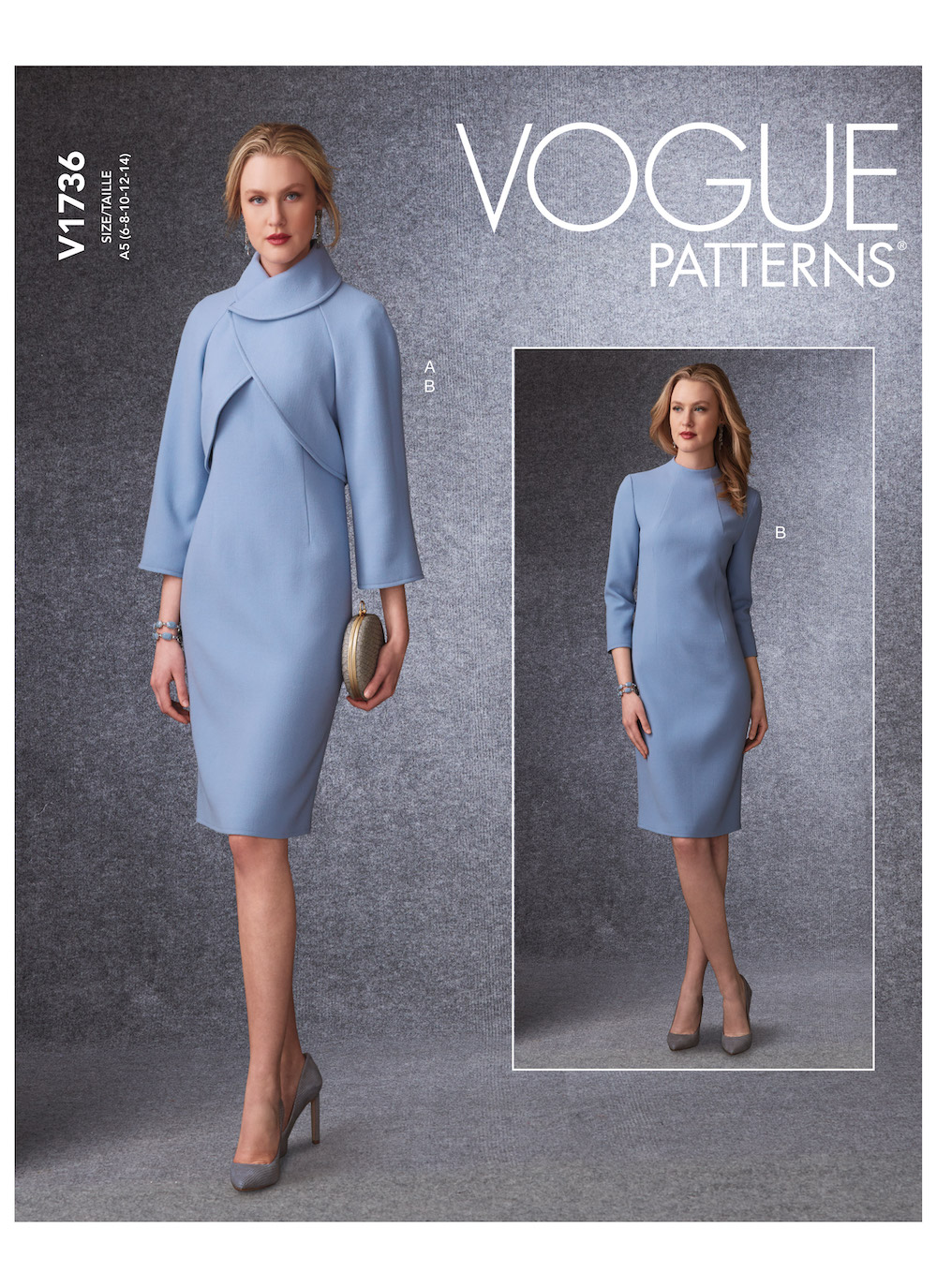 Vogue® Patterns Papierschnittmuster Damen - Kleid mit Jacke - V1736
