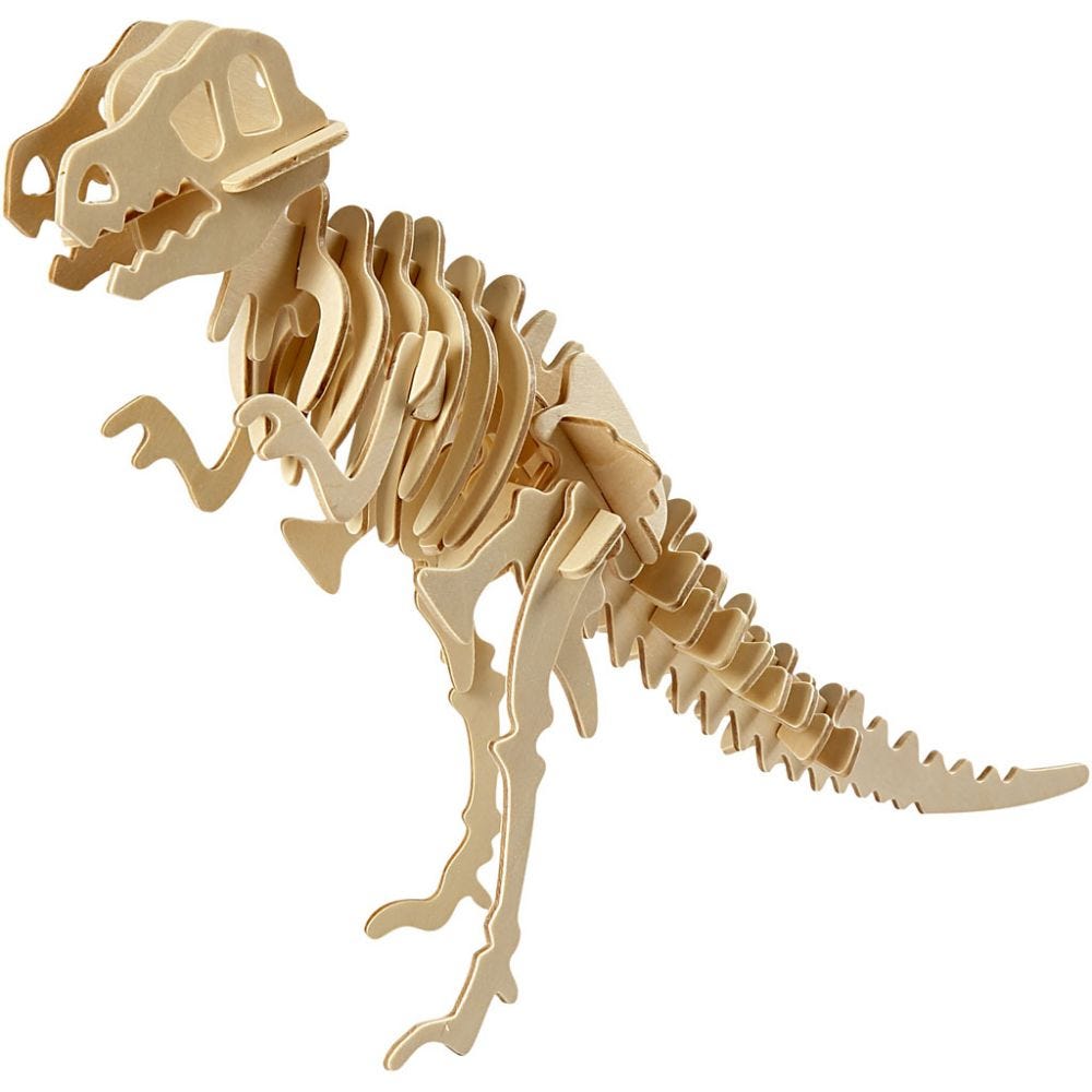 3D-Figur zum Zusammensetzen, Dinosaurier, Größe 33x8x23 cm, 1 Stk.