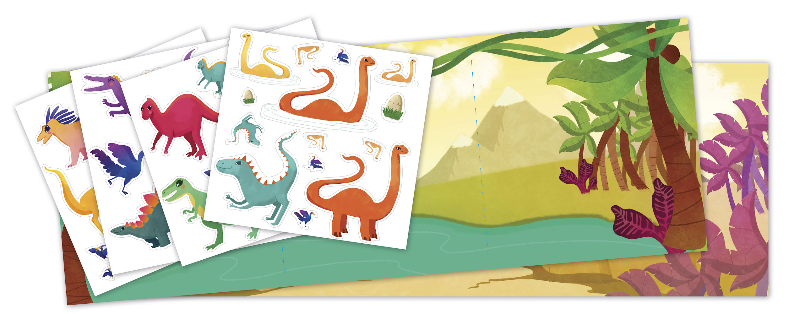 Maildor, Stick'Story, Stickerset Dinosaurier