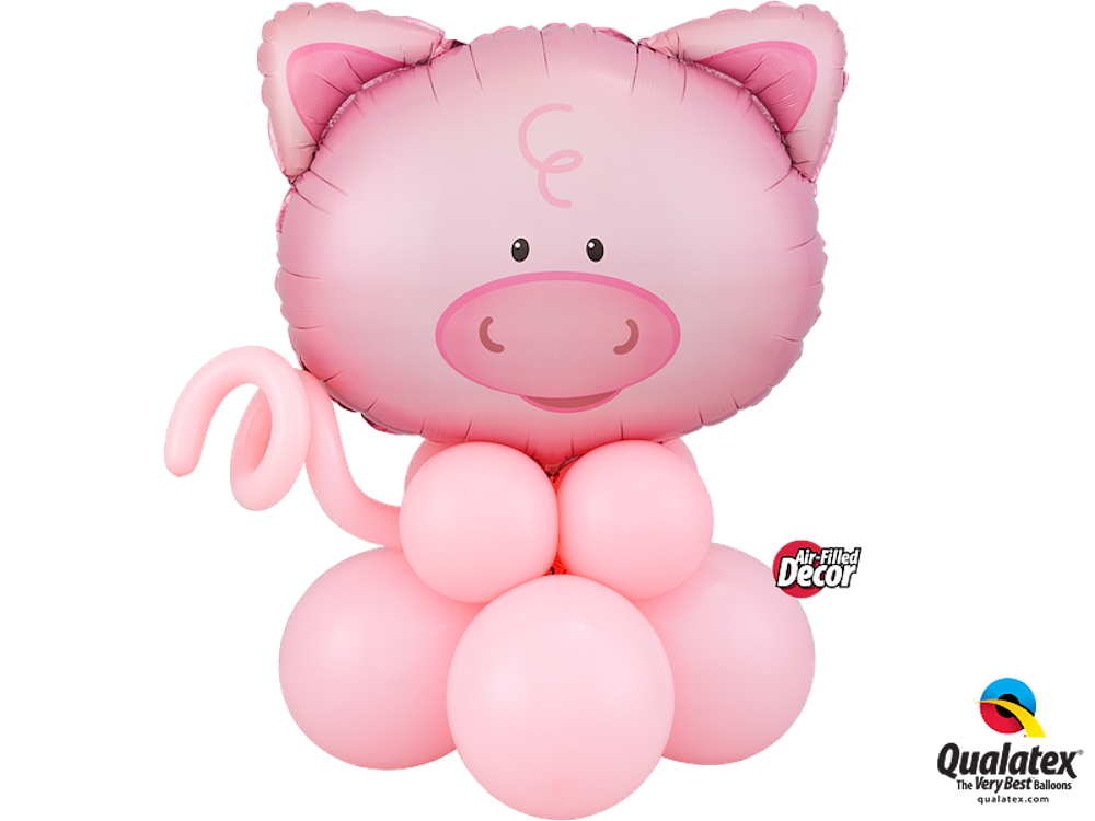Folienballon - Playful Pig - 76cm