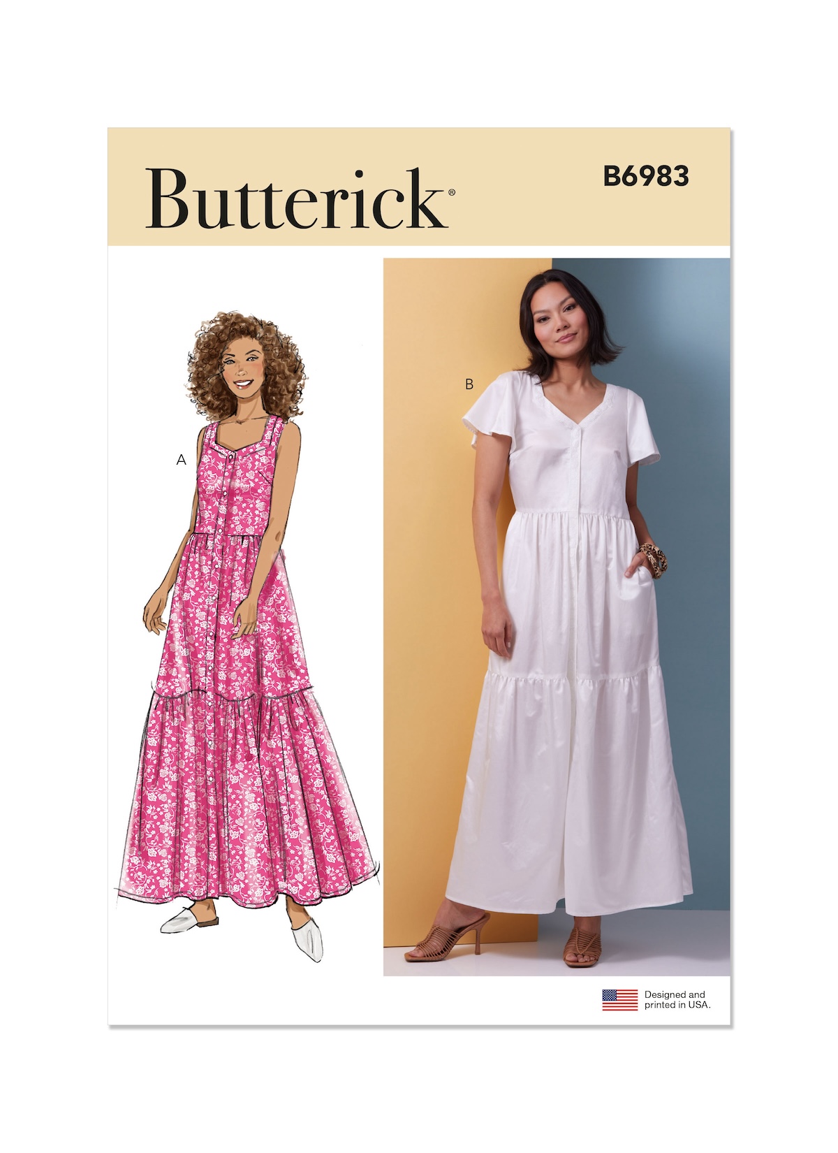 Butterick® Papierschnittmuster Damen Schlafbekleidung - B6983