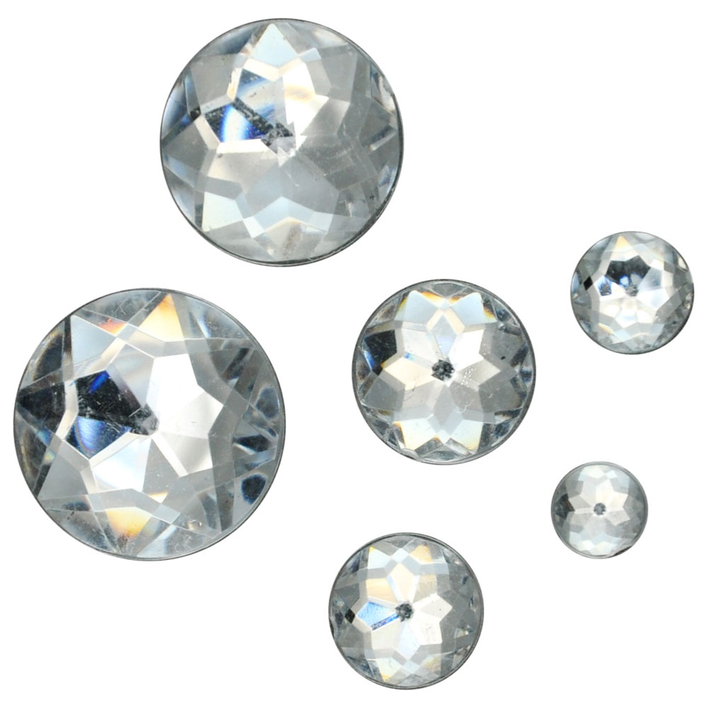  Acryl Diamanten, Ø 8mm, 10g (ca. 130 Stück)