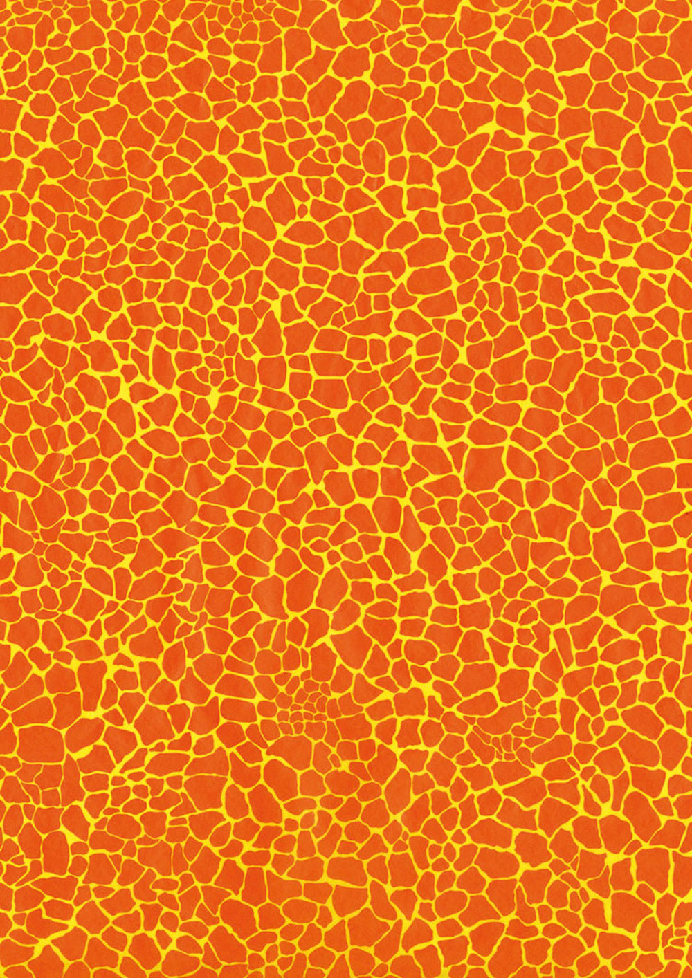 Décopatch-Papier 532 Mosaik orange/gelb , 30 x 40 cm