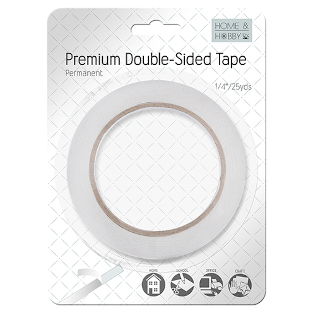 Home & Hobby by 3L, Premium Tape M doppelseitig, 6,3 mm x 20 m