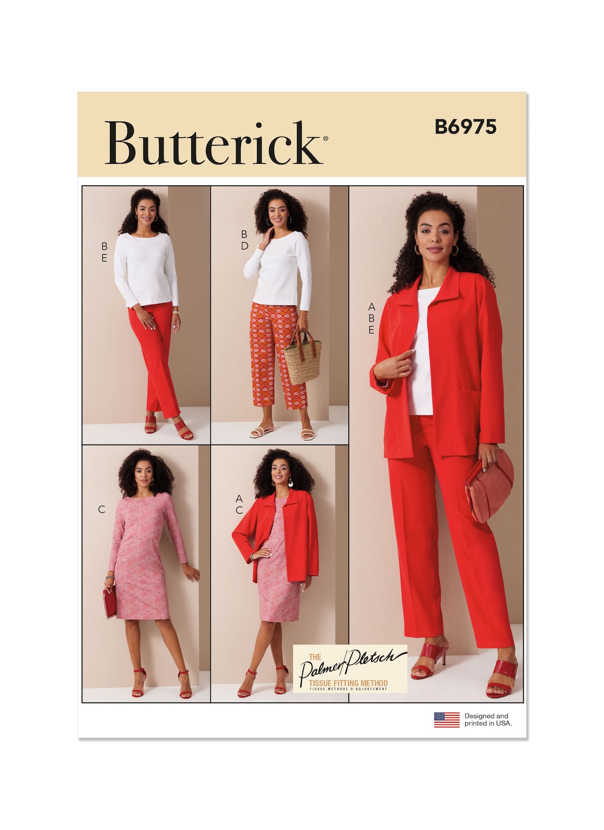 Butterick® Papierschnittmuster Damen - Kombination - B6975
