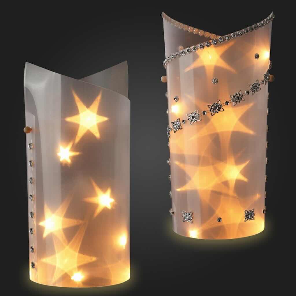 CREApop® Sternentraum Design-Lampe spitz 32cm  1 Stck. 