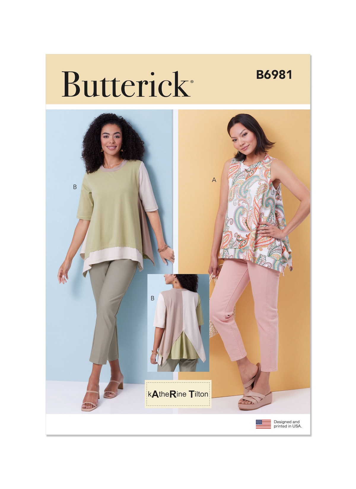 Butterick® Papierschnittmuster Damen Tunika - B6981