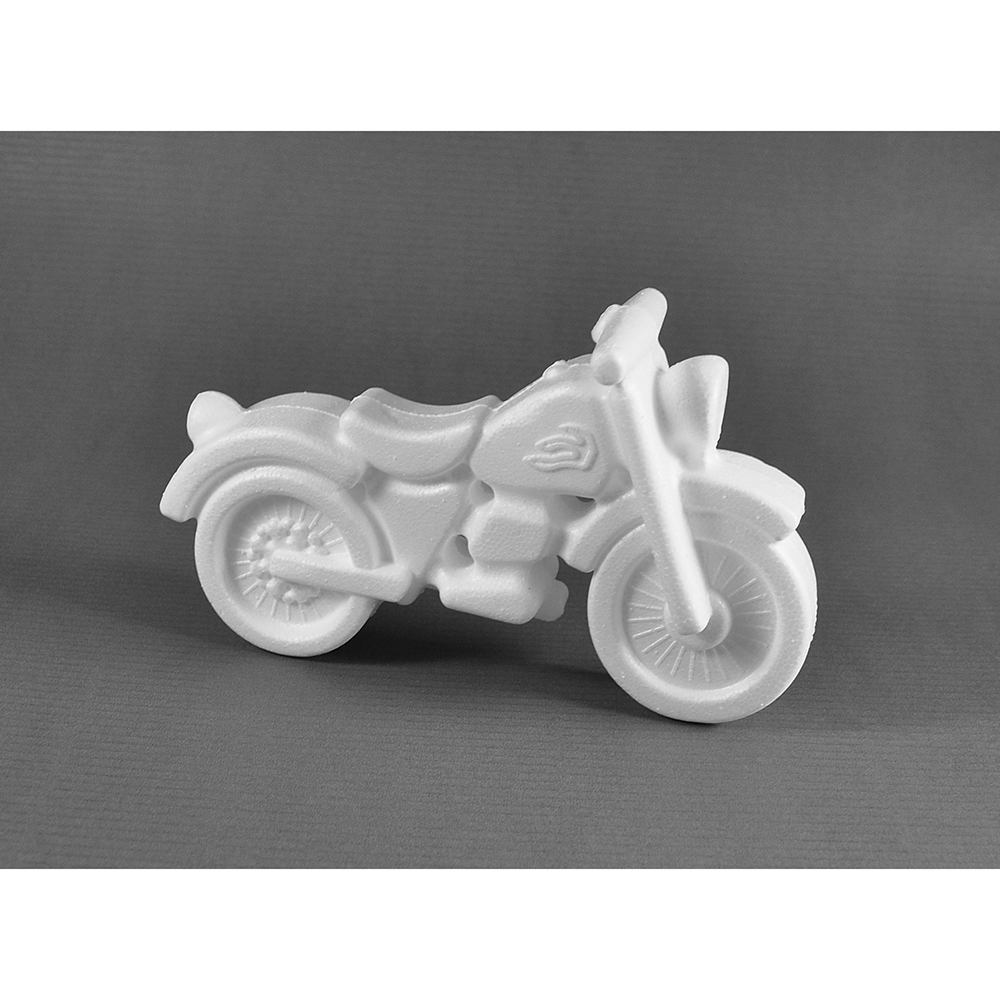 Styropormotorrad Moped Motorrad, 10 cm, 1 Stück